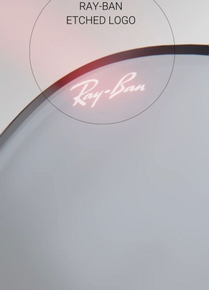 Ray ban 2024 etched logo